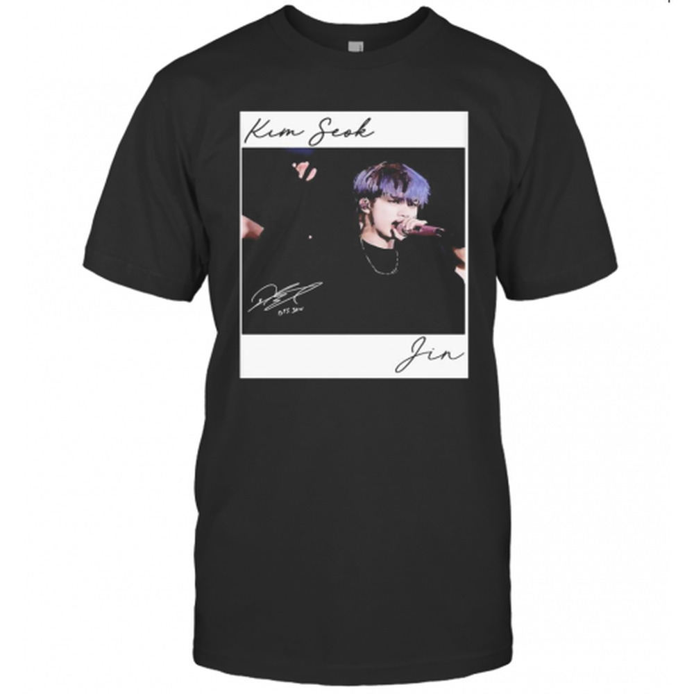 Bts Band Kim Seok Jin Signature T-Shirt